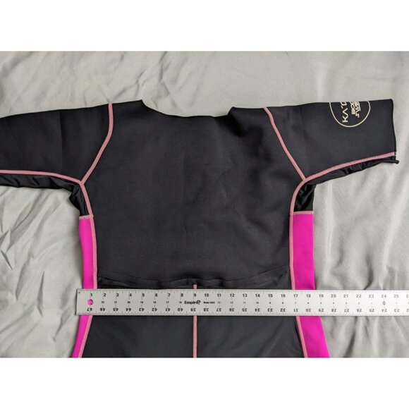 Ka’oir Fitness Body Sweat Suit Black Pink Wet Suit Womens Size XL/XXL - Picture 7 of 10